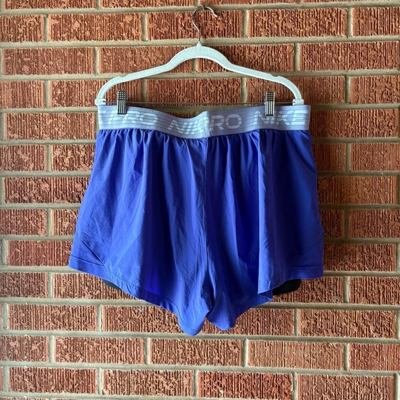 Nike Pro Purple Athletic Shorts size 2x - Picture 6 of 7